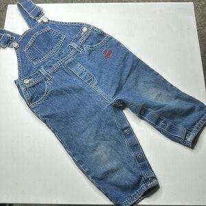 24m Vintage Bum denim overalls with snap legs excellent conditio🍓